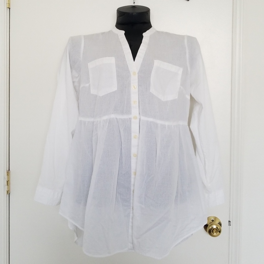 White Babydoll Blouse